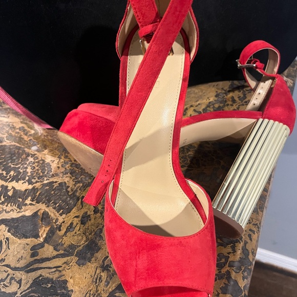 Michael Kors Red Women's Heels - Picture 15 of 15